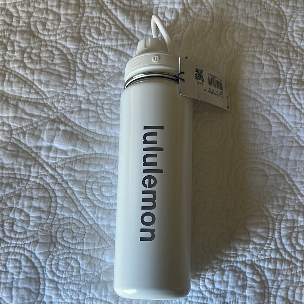 Lululemon White Water Bottle
